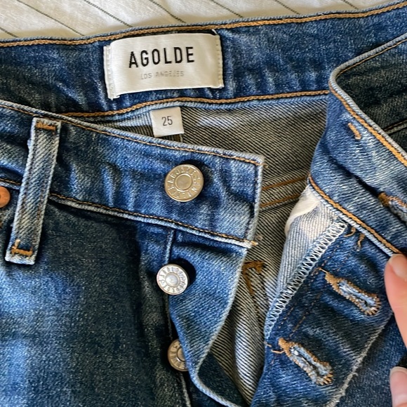 Agolde Nico High Rise Slim Fit Jeans - Picture 6 of 8